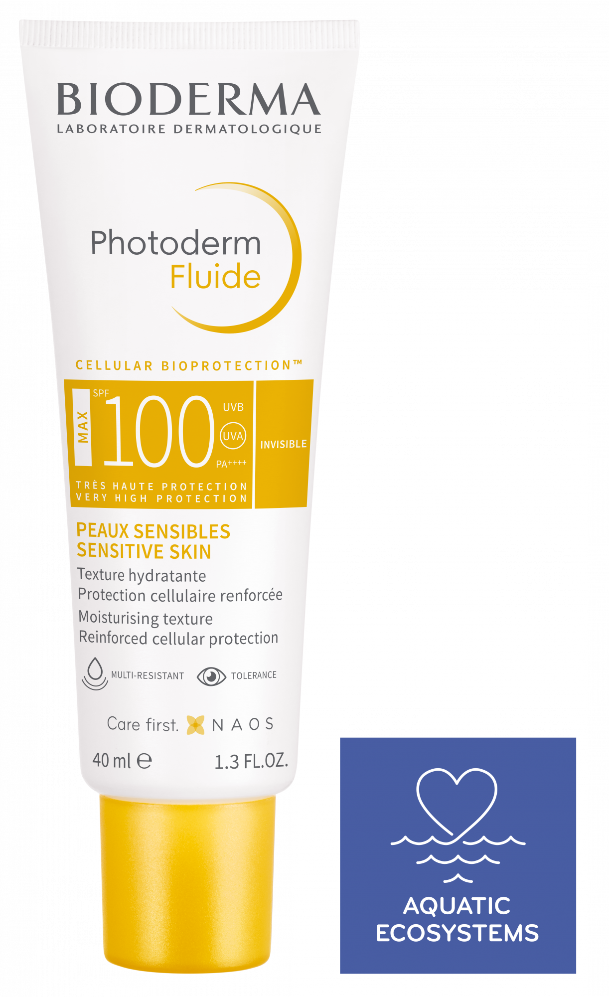 Protector solar Photoderm Fluide Color Muy Claro SPF 100 de textura ligera
