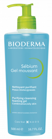 Foto del producto BIODERMA, Sebium Gel espumante 500ml, gel de espuma de ducha para piel grasa