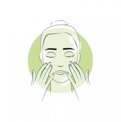 icono mujer usando producto bioderma